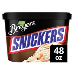 Breyer's Ice Cream, Vanilla, Light, Snickers