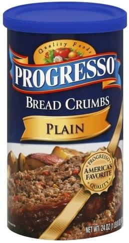 Progresso Plain Bread Crumbs 24 Oz. Canister