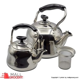 B Unique-Kettle-Whistling Teakettle Set Of 2-1L 3L