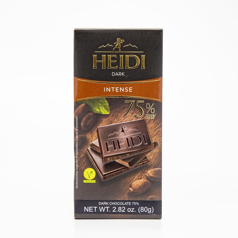 Heidi 2.82 Oz Dark Intense 75% Chocolate