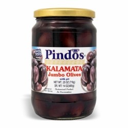Pindos Olives Kalamata Jumbo 25oz