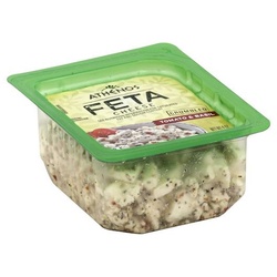 Athenos Cheese Crumbles, Tomato & Basil Feta Cheese, 4 Oz Blister Pack