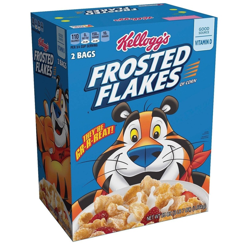 Frosted Flakes Kellogg's Cereal, 55 Oz