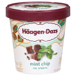 Haagen-Dazs Ice Cream, Mint Chip 14 Fl Oz