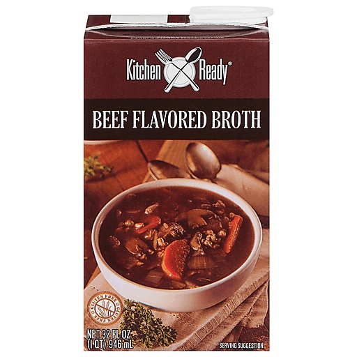 Kitchen Ready Broth, Beef Flavored 32 Fl Oz
