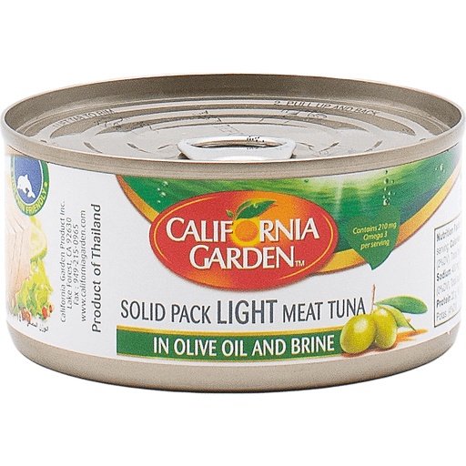 California Garden Tuna Olives Oil 185G