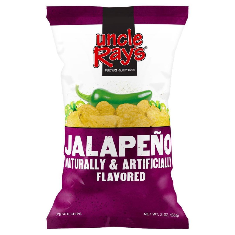 Uncle Ray's Potato Chips, Jalapeno 4.25 Oz