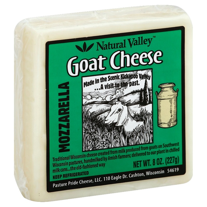 Natural Valley Cheese, Goat, Mozzarella 8 Oz