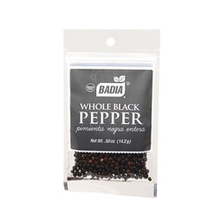Badia Black Pepper, Whole 0.5 Oz