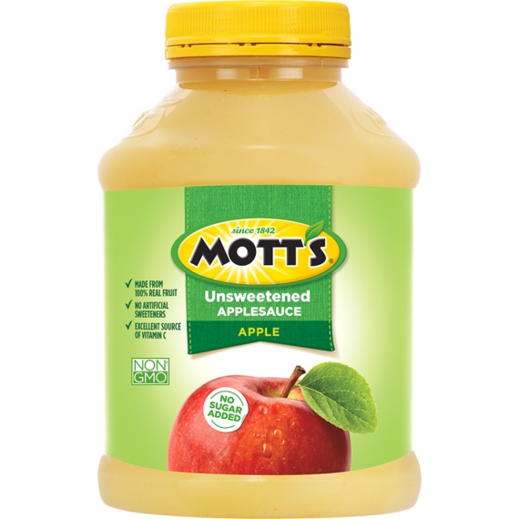 Mottâ€™s No Sugar Added Applesauce, 46 Oz Jar