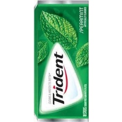 Trident Sugar Free Gum Spearmint 14 Sticks