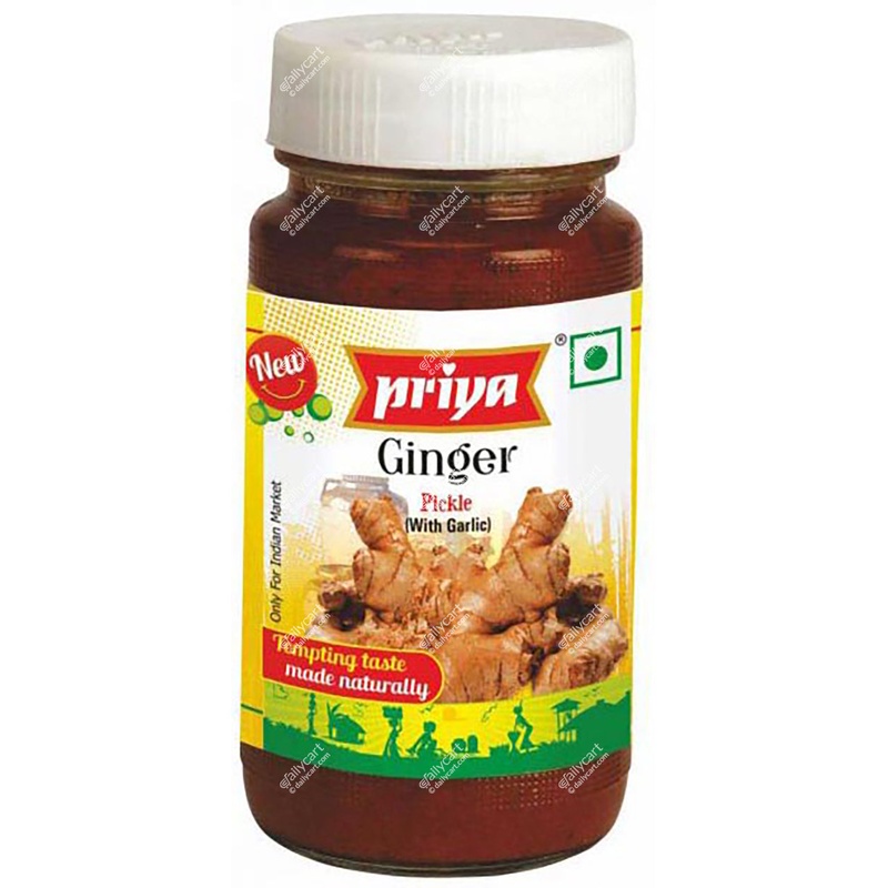 Priya Ginger Pickle With Garlic - 300 Gm