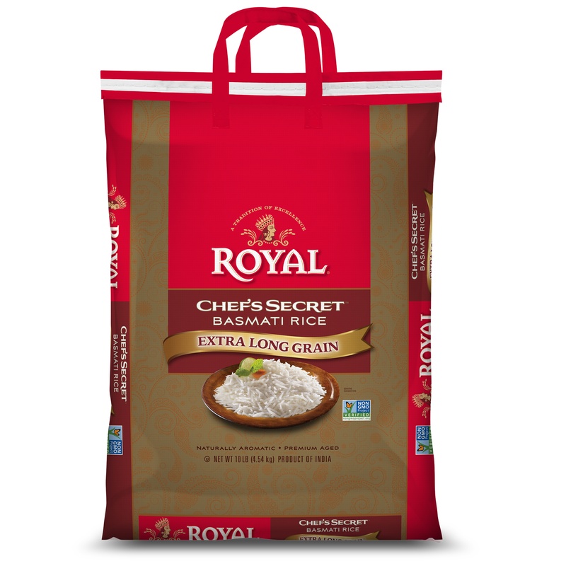 Royal Chef S Secret Extra Long Grain Basmati Rice 10 Lb