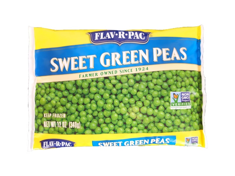 Flav R Pac Green Peas, Sweet