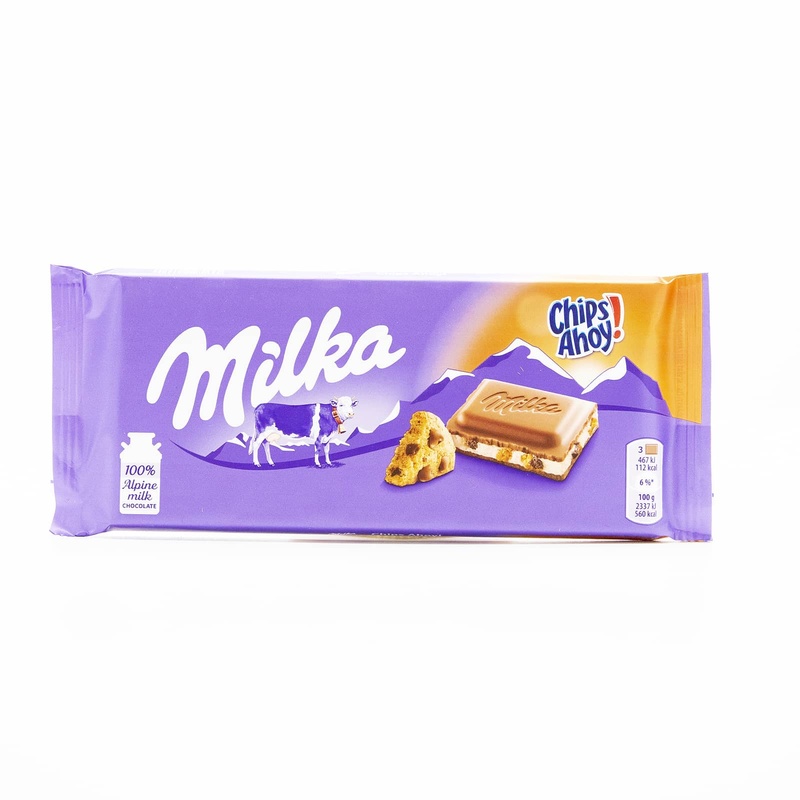 Milka Chips Ahoy Milk Chocolate Bar