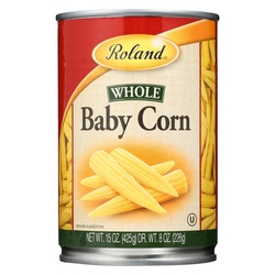 Roland Whole Baby Corn 15 Oz