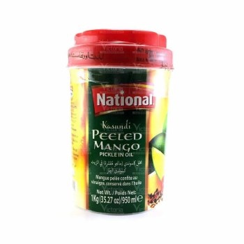 National Kasundi Peeled Mango Pickle â€“ 950ml