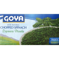 Goya Chopped Spinach 12/1 16 Oz