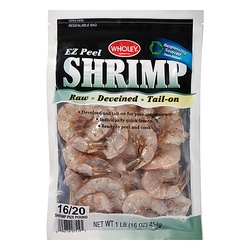 Wholey Ez Peel 16/20 Raw Shrimp