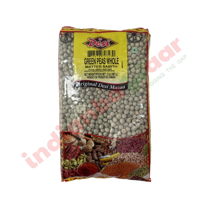 Desi Whole Green Peas 2lb