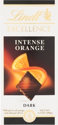 Lindt Excellence Intense Orange Dark Chocolate Bar - 3.5oz