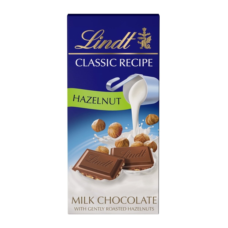 Lindt Classic Recipe Hazelnut Milk Chocolate Bar - 4.4oz