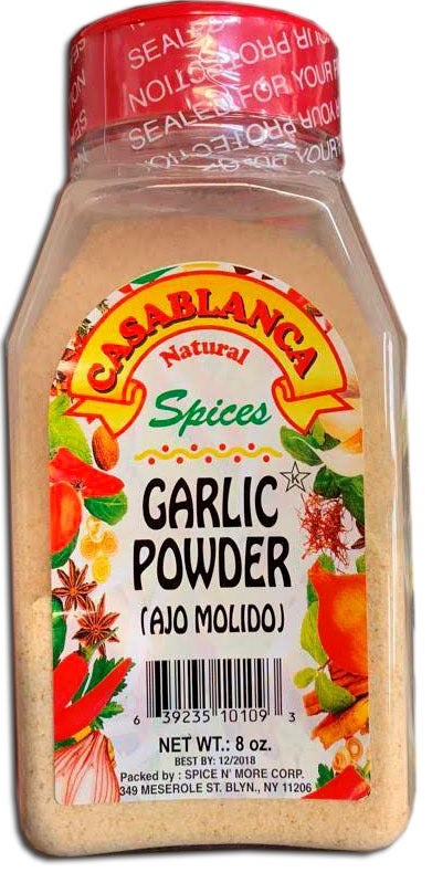 Sahara Enterprise Inc Casablanca Garlic Powder 12 X 8 Oz