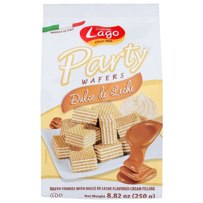 Gastone Lago Party Wafers, Dulce De Leche