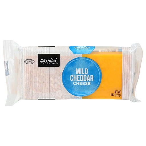 Essential Everyday Cheese, Mild Cheddar 8 Oz