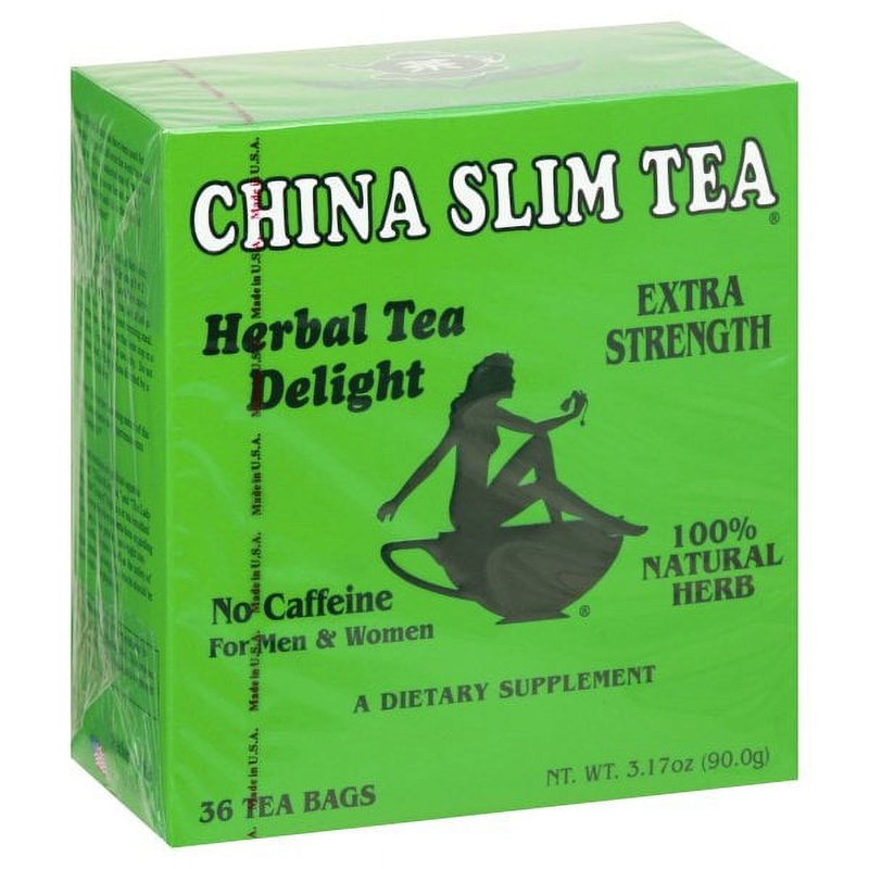 China Slim Tea Herbal Delight, Extra Strength, Bags