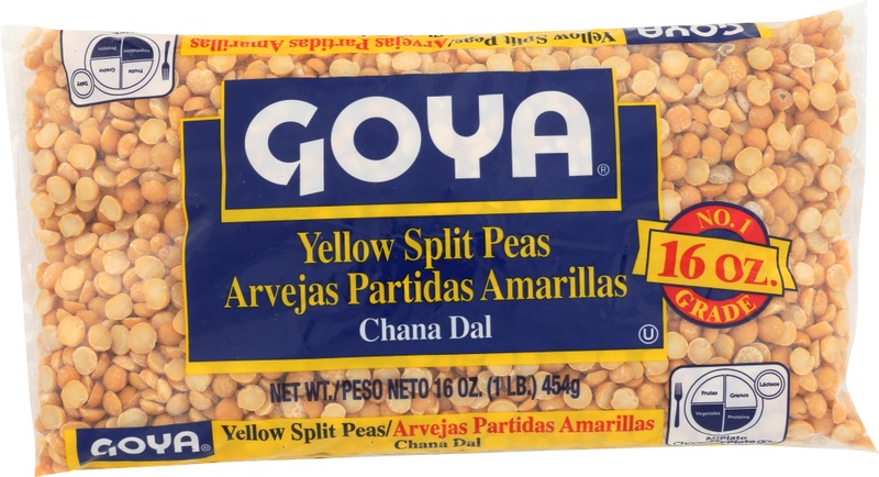 Goya Split Peas, Yellow 16 Oz