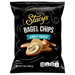 Stacy's Baked Bagel Chips Simply Naked 7 Oz