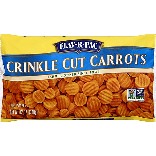 Flav R Pac Carrots, Crinkle Cut