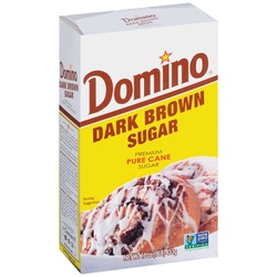 Domino Premium Pure Cane Dark Brown Sugar 1 Lb