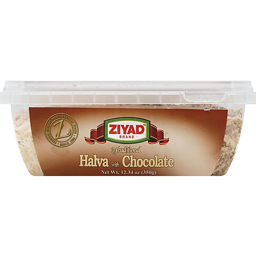 Ziyad Halva, Traditional, With Chocolate 12.34 Oz
