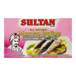 Sultan Moroccan Sardines Skinless & Boneless In Olive Oil 125g