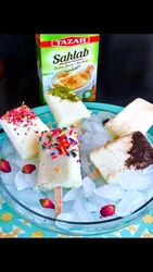 Tazah Sahlab Mix Mediterranean Pudding Dessert Hot Drink Ounce Grams