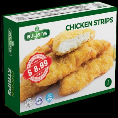 Aliyans Chicken Strips 1Lb