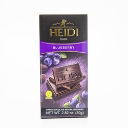 Heidi Chocolaterie 2.82 Oz Dark Blueberry Chocolate
