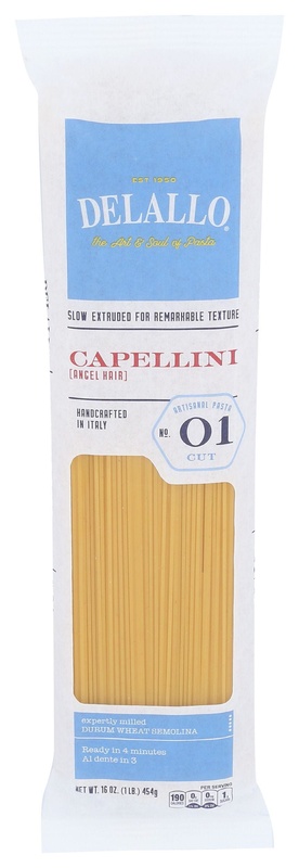 Delallo Capellini, Angel Hair, No. 01 Cut 16 Oz