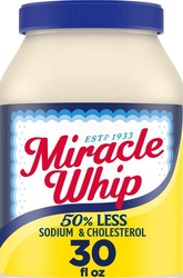 Miracle Whip Mayo-like Dressing With 50% Less Sodium & Cholesterol