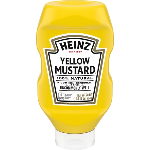 Heinz Yellow Mustard 28 Oz. Bottle
