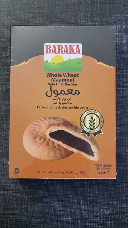 Baraka Whole Wheat Maamoul Date Filled Pastries