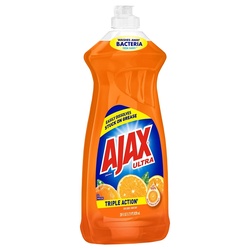 Ajax Dish Liquid/Hand Soap, Triple Action, Orange 28 Fl Oz
