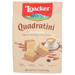 Loacker Wafer Cookies, Bite Size, Cappuccino 7.76 Oz