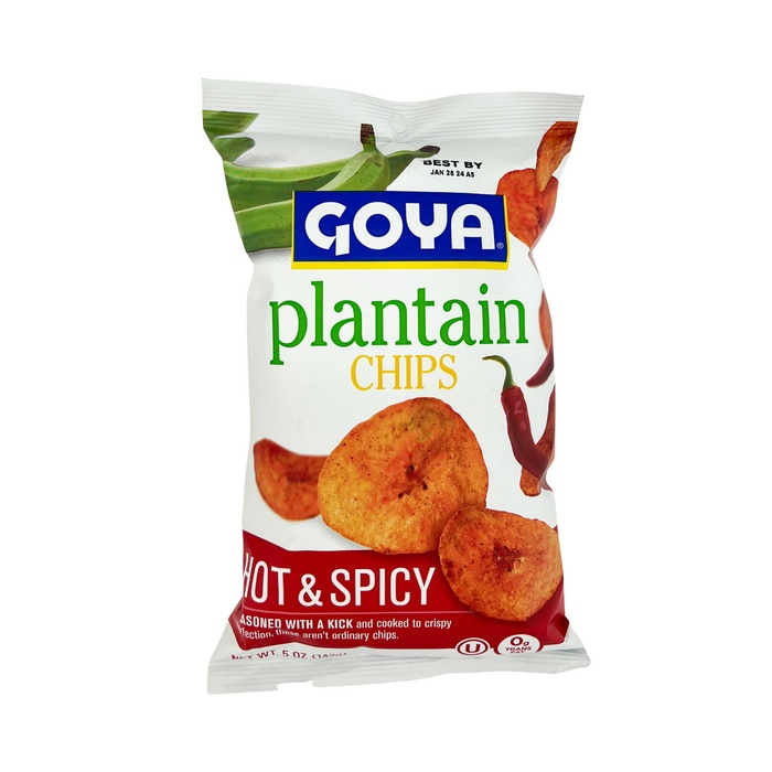 Goya Plantain Chips, Hot & Spicy 5 Oz
