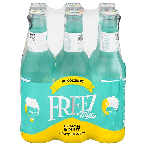 Freez Mix Carbonated Drink, Lemon & Mint