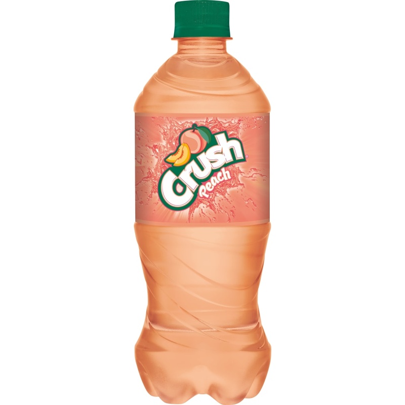 Crush Peach Soda, 20 Fl Oz Bottle