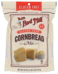 Bob's Red Mill Gluten Free Cornbread Mix 20 Oz Pouch - 4ct Case