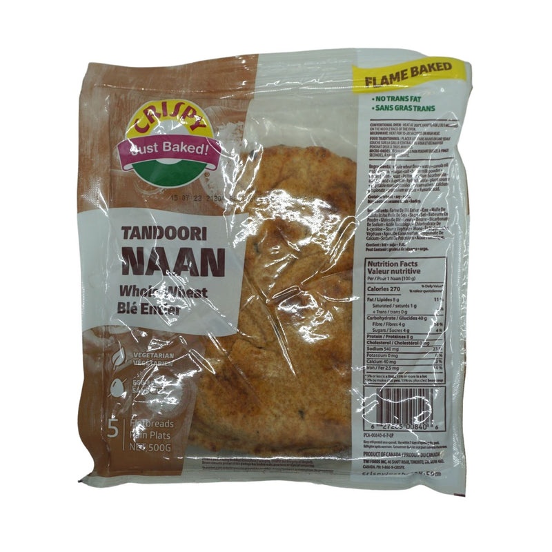 Crispy Whole Wheat Naan